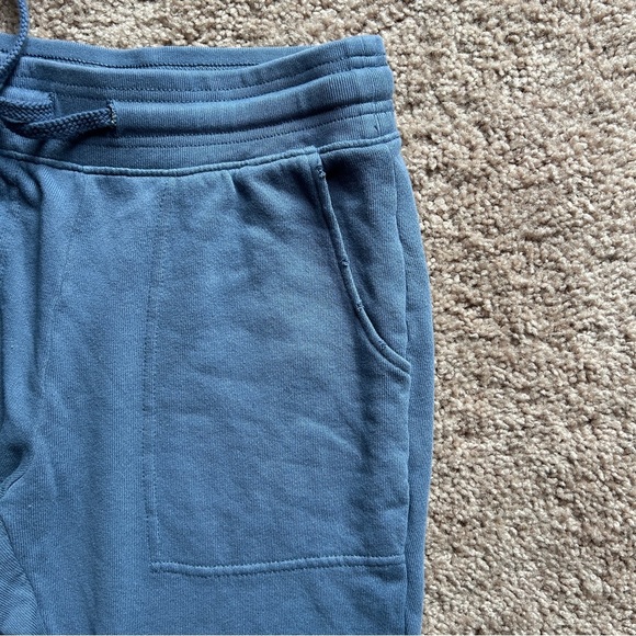 Aerie Weekend Kick It High Waisted Flare Blue Lounge Pants Size Small Short - Picture 5 of 14